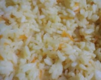 Arroz com cenoura bem simples