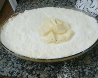 Bolo abacaxi de forma