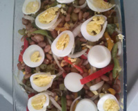 Salada de feijão carioca gelada