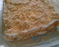 Pavê de doce de leite e amendoim