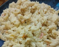 Macarrão com atum e creme de leite rápido