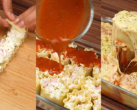 Enrolado de lasanha é um jeitinho original de surpreender com o prato; a receita é muito fácil