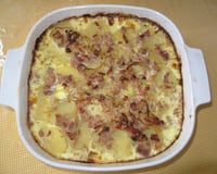 Torta de batata com atum