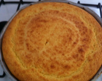 Bolo de fubá cremoso diet