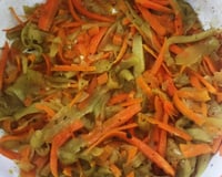 Refogado de Cenoura e Chuchu