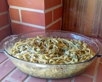 Penne ao molho pesto