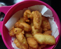 Bolinho de milho frito