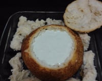 Queijos no pão italiano