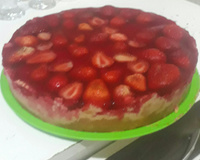 Torta gelada de morango