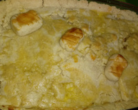 Empadão cremoso de camarão