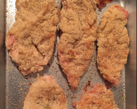 Filé de frango à milanesa sem fritura