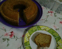 Bolo de banana de liquidificador