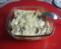 Tiras de filé mignon ao catupiry