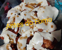 Filé de frango a parmegiana com molho madeira