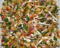 Salada de grão-de-bico