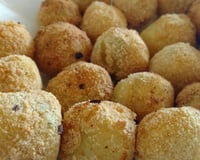 Bolinho de batata com peixe