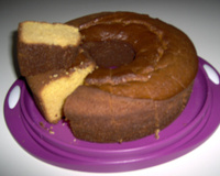 Bolo de fubá de panela