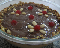 Pavê de nozes e amêndoas da Dani