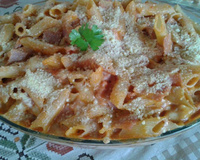 Macarrão com requeijão