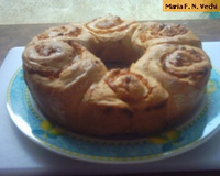 Rosca caracol de coco