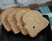 Pão 100% integral sem açúcar