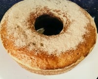 Bolo de banana com canela