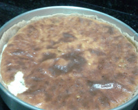 Quiche de queijo e alho poró