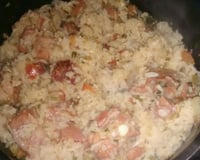 Costelinha suína com arroz