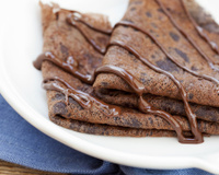 Há 4 anos faço esse crepe de chocolate macio e sem glúten no café da manhã aos domingos e você vai querer experimentar