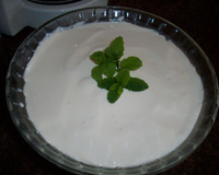 Sobremesa tropical de abacaxi