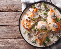 Frango ao Creme de Champignon