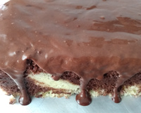 Pão de ló mesclado de micro-ondas