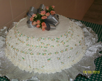 Bolo de casamento (2 andares)