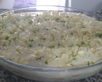 Pavê de limão e chocolate branco