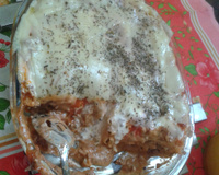 Lasanha ao molho barbecue