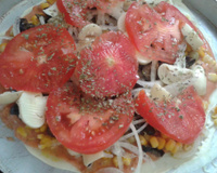 Pizza sem glúten, sem lactose, rápida e saborosa