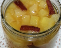 Geleia de maçã e abacaxi