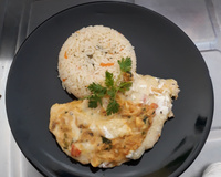 Fricassê saboroso de frango