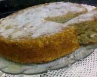 Bolo de maçã com banana