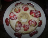 Bolo de chocolate com recheio de bicho de pé