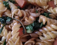 Macarrão com Taioba