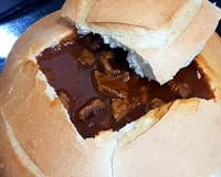 Pão italiano recheado