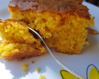 Bolo de laranja e cenoura