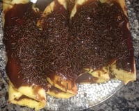 Panqueca doce de brigadeiro