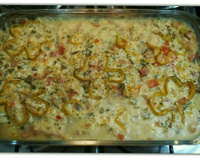 Cação assado no forno