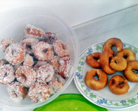 Rosquinha de leite condensado simples e fácil.