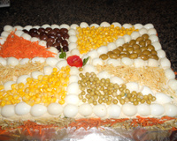 Torta salgada com 3 recheios