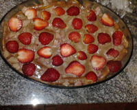 Pavê de chocolate com morango