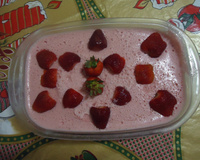 Mousse de morango