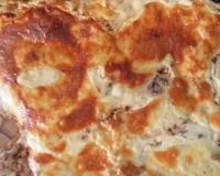 Lasanha de pão e molho branco